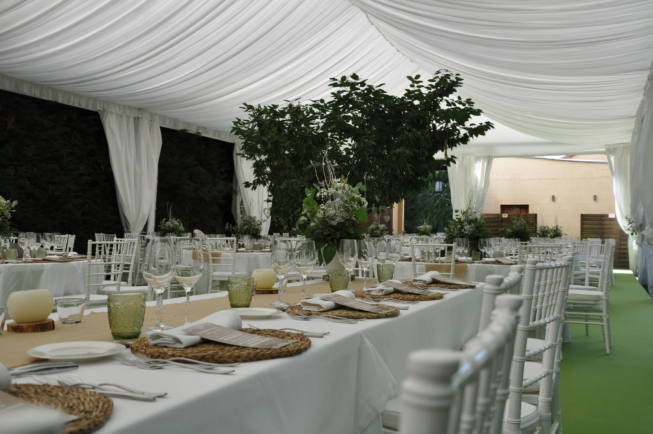 Ceremonia en la finca